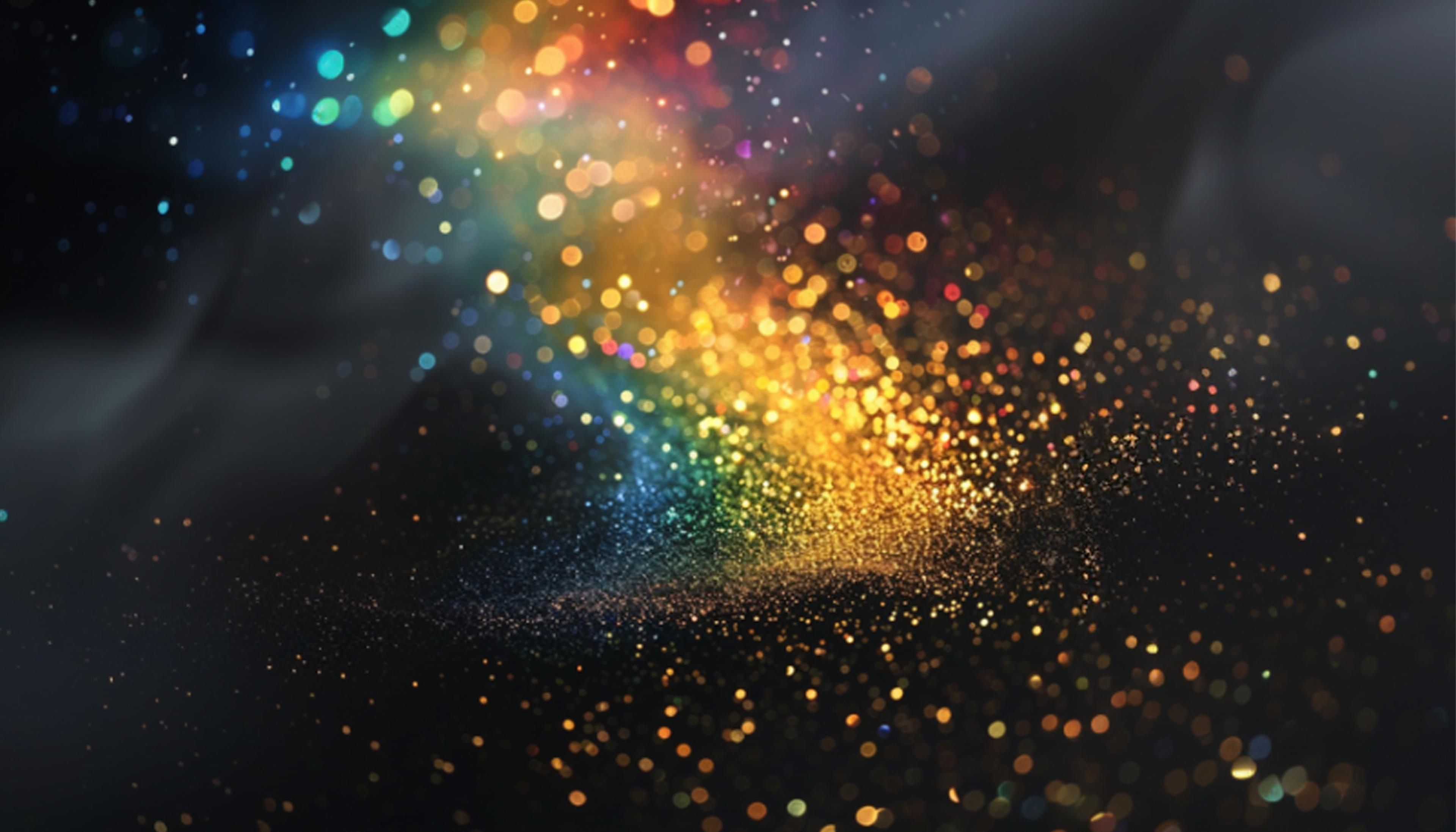 Sparkly Rainbow Background