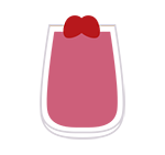an illustration of the Frozen Strawberry Margarita cocktail.