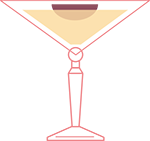 an illustration of the Passion Fruit & Vanilla cocktail.