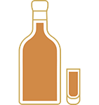 an illustration of the Mango Springs cocktail.